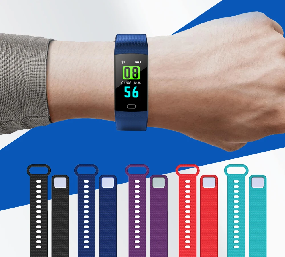 

Смарт-часы с сенсорным экраном и тонометром, водонепроницаемый спортивный браслет, фитнес-трекер для Android IOS Y5, Смарт-часы для мужчин и женщи...