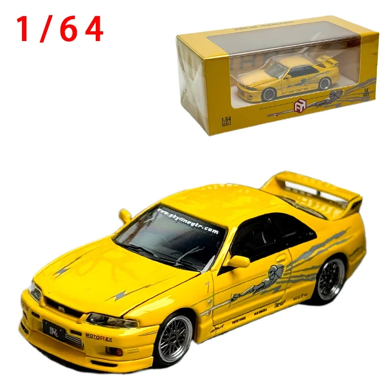 Модель автомобиля под давлением 1/64 Nissan Nismo Skyline модель из сплава GTR R33 400R игрушки