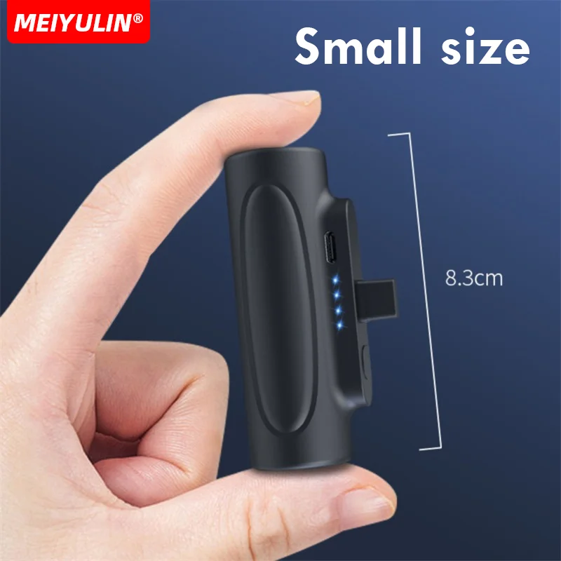 Портативный мини-аккумулятор емкостью 5000 мАч с фонариком Type-C Маленькое быстрое