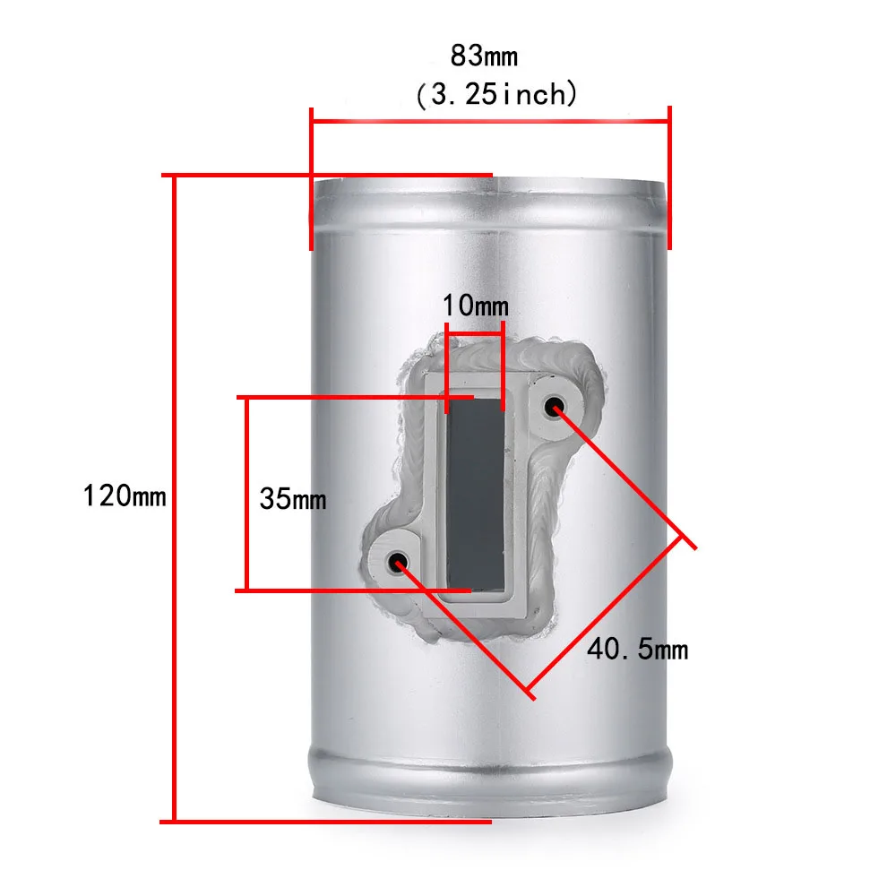 

63/70/76/83 мм адаптер датчика воздухозаборника MAF, монтажное основание счетчика воздухозаборника для VW Nissan Honda Ford