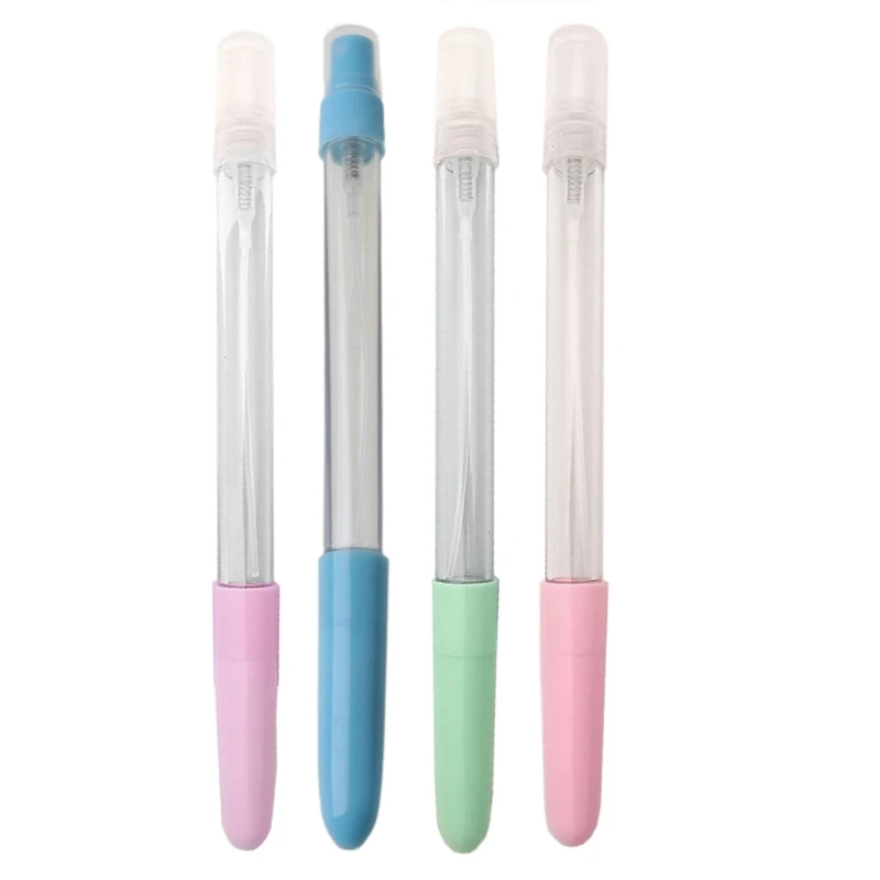 

10Pieces Creative Gel Pens with Mini Spray Reusable Gel Ink Pens Black Ink 0.5mm Needle Tip Student Kids Stationery Dropship