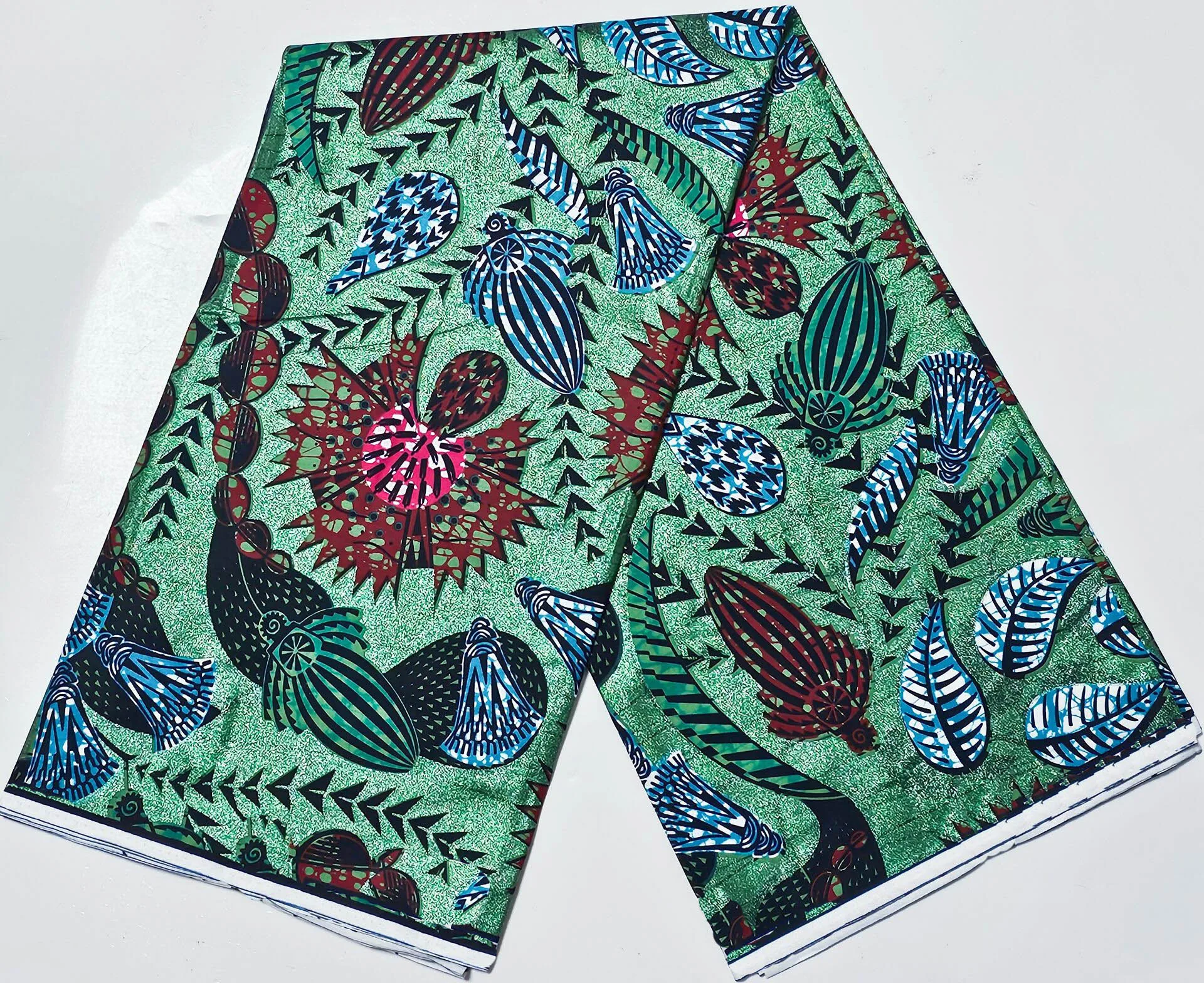 Высококачественная африканская восковая блестящая ткань с блеском материал