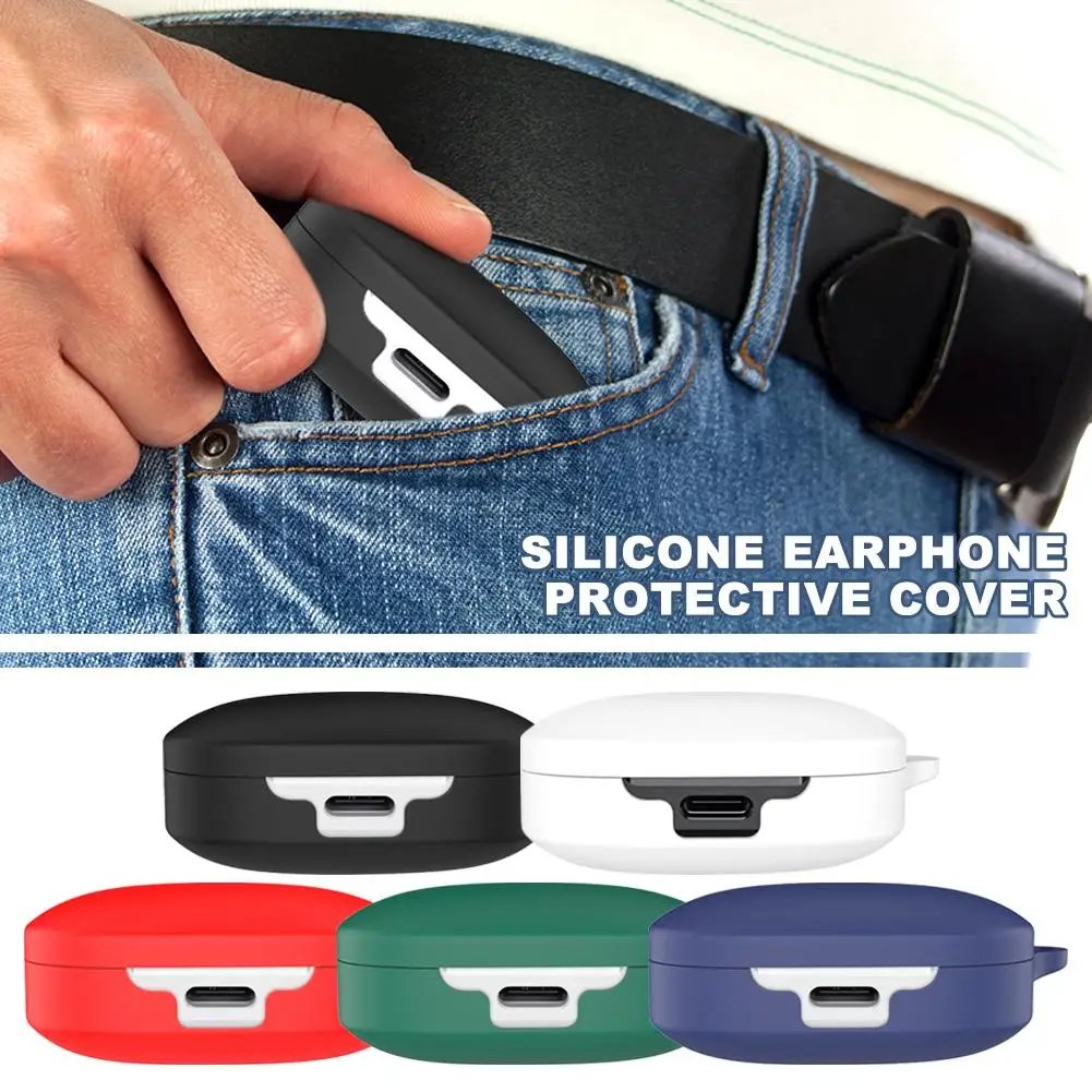 Для Redmi Buds 6 Bluetooth-наушники мягкий жидкий силиконовый противоударный брелок для