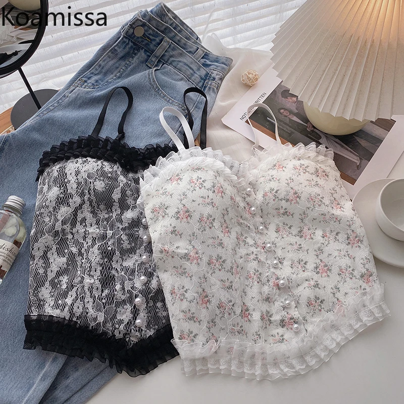

Женская блузка с цветочным принтом koamissa, модная женская шикарная блузка, летняя уличная одежда, повседневные кружевные топы
