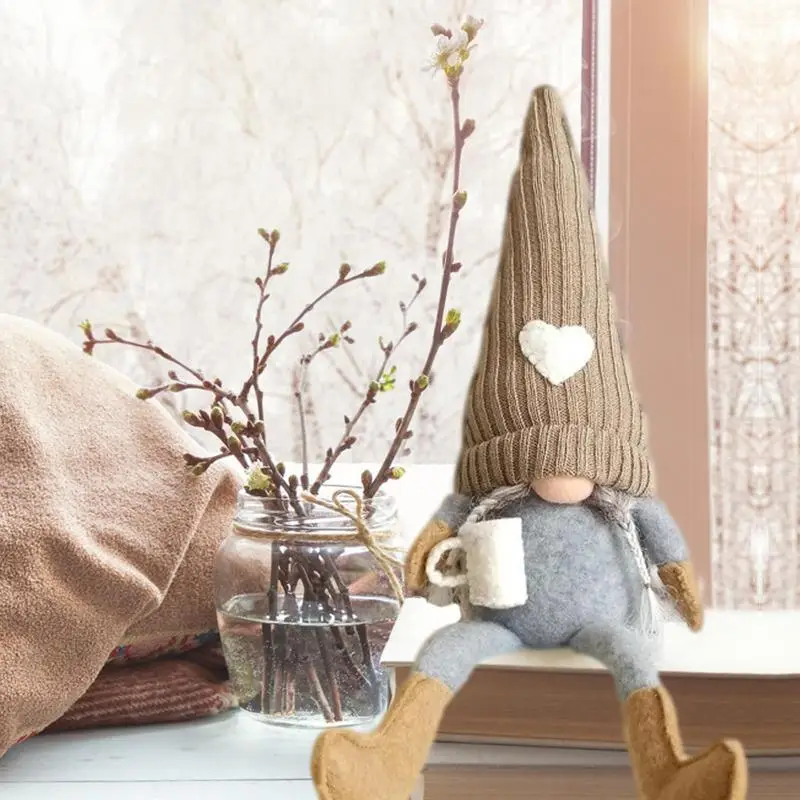 Рождественские гномы игрушки елочные украшения рождественское украшение для