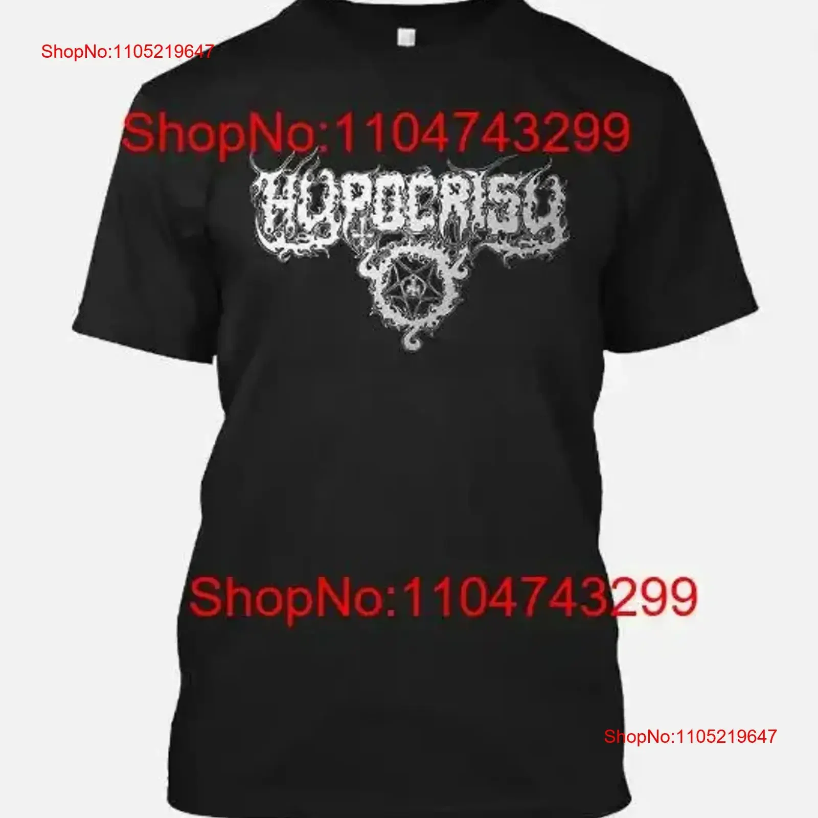 Фото Hypocrisy Osculum Obscenum Шведская футболка Death Metal Band с музыкальным логотипом S 5XL, винтажная стираная дизайнерская одежда, растянутая мягкая №1