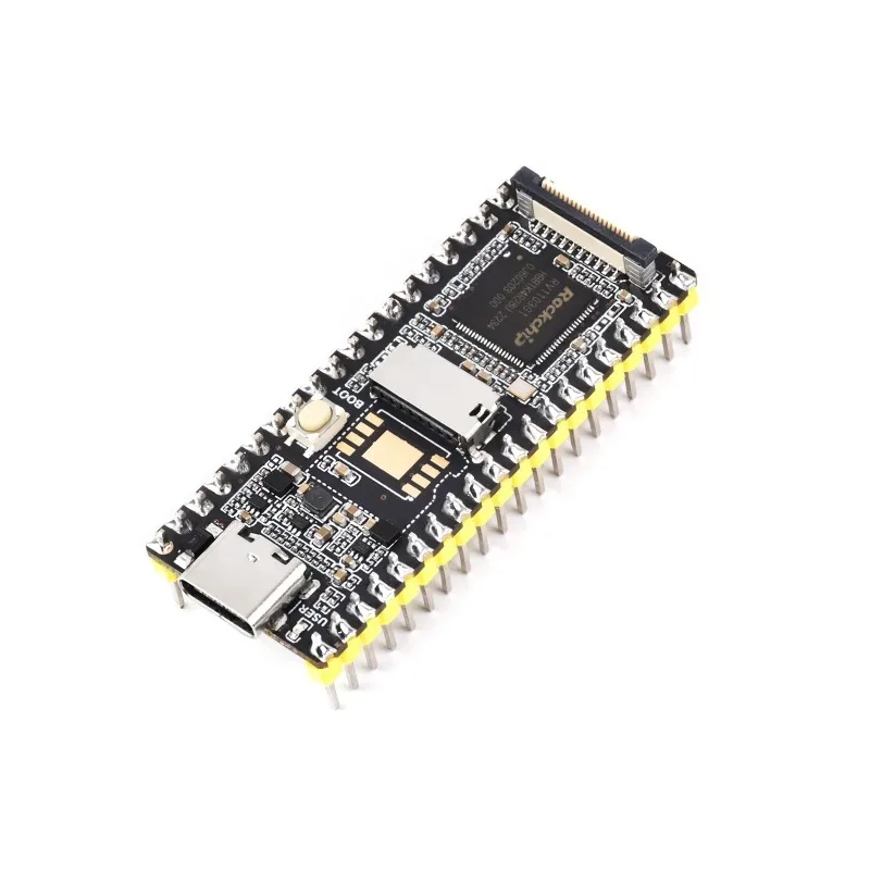 LuckFox Pico Plus RV1103 Linux Micro Dev Board интегрирует ARM Cortex-A7/RISC-V MCU/NPU/ISP опция контактного