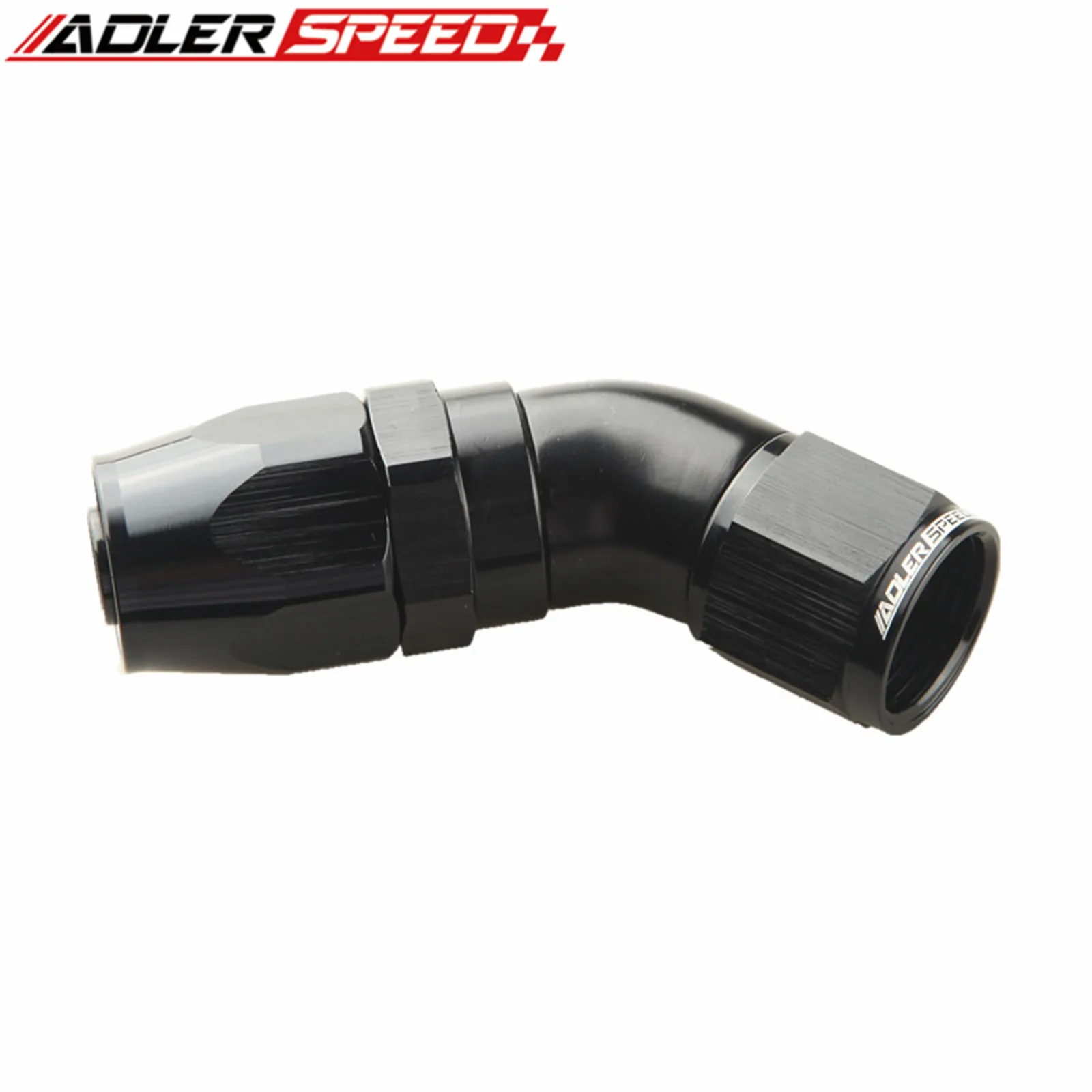 

AN4 AN6 AN8 AN10 AN12 45-градусный алюминиевый полный поворотный фитинг для шланга черный, красный/синий