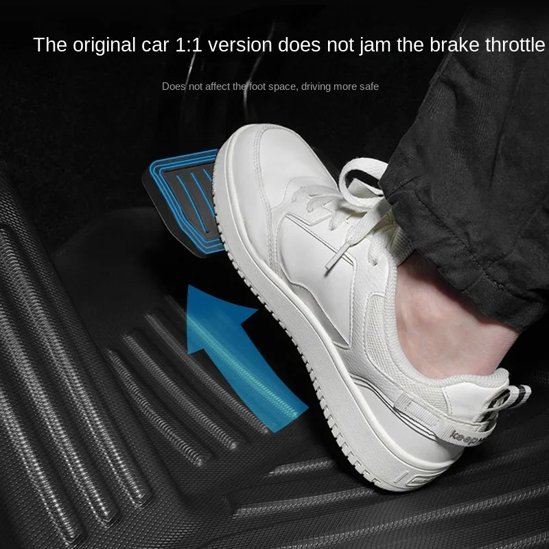 Крупная торговля простой роскошный автомобильный напольный коврик из ТПЭ