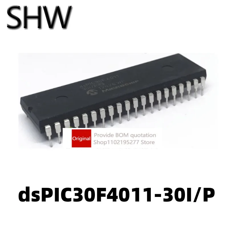 

Встроенный микроконтроллер DIP-40 dsPIC30F4011, 1 шт.