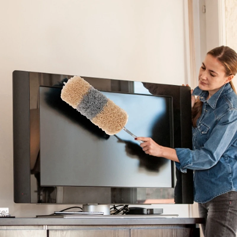 Цельная телескопическая тряпка эффективный пылесборник со специальной