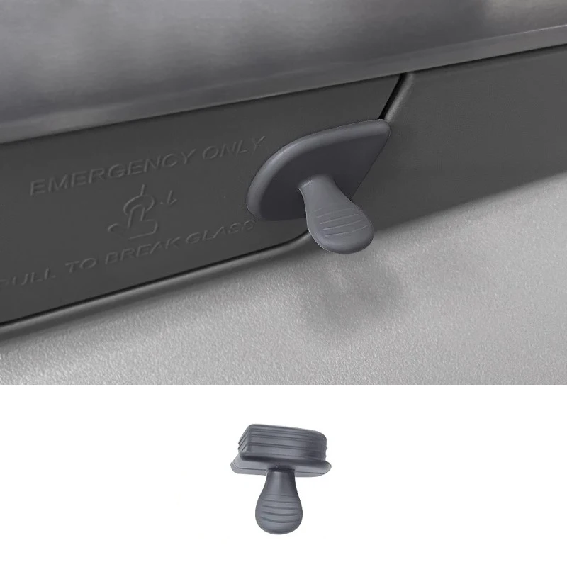 

Car Glass Door Panel Anti-pull Silicone Plug Main Driver Broken Window Cover Anti-mis-pull Cover For Zeekr 7X Accessories