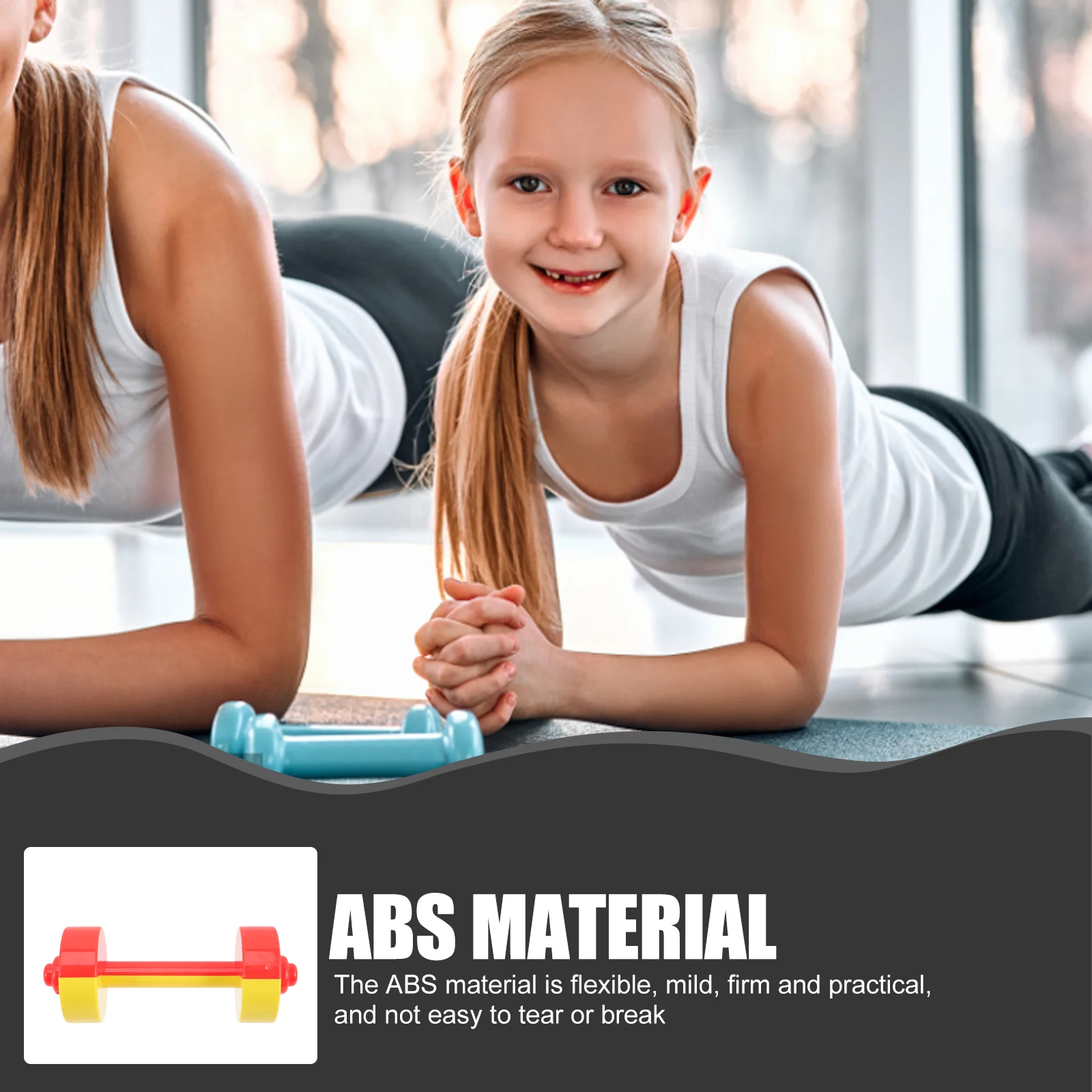 2 шт. детские тренировочные гантели гири игрушки для упражнений аксессуары рук