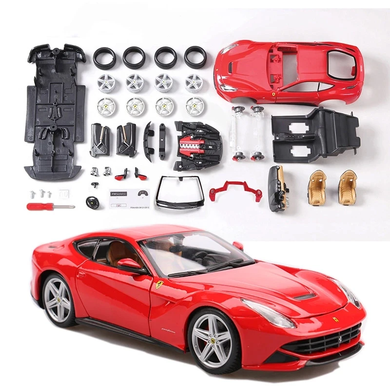 

Сборная модель автомобиля Maisto 1:24 Ferrari F12 Berlinetta, модель литая металлическая игрушечная машинка, имитация коллекции, подарки, игрушки