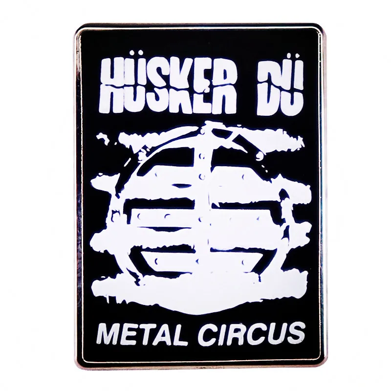 

ROCK BAND HUSKER DU METAL CIRCUS Pin Enamel Brooch Alloy Metal Badges Lapel Pins Brooches for Backpacks Jewelry Accessories