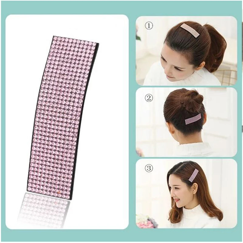 Модные женские блестящие стразы Красочные заколки для волос большого размера 8