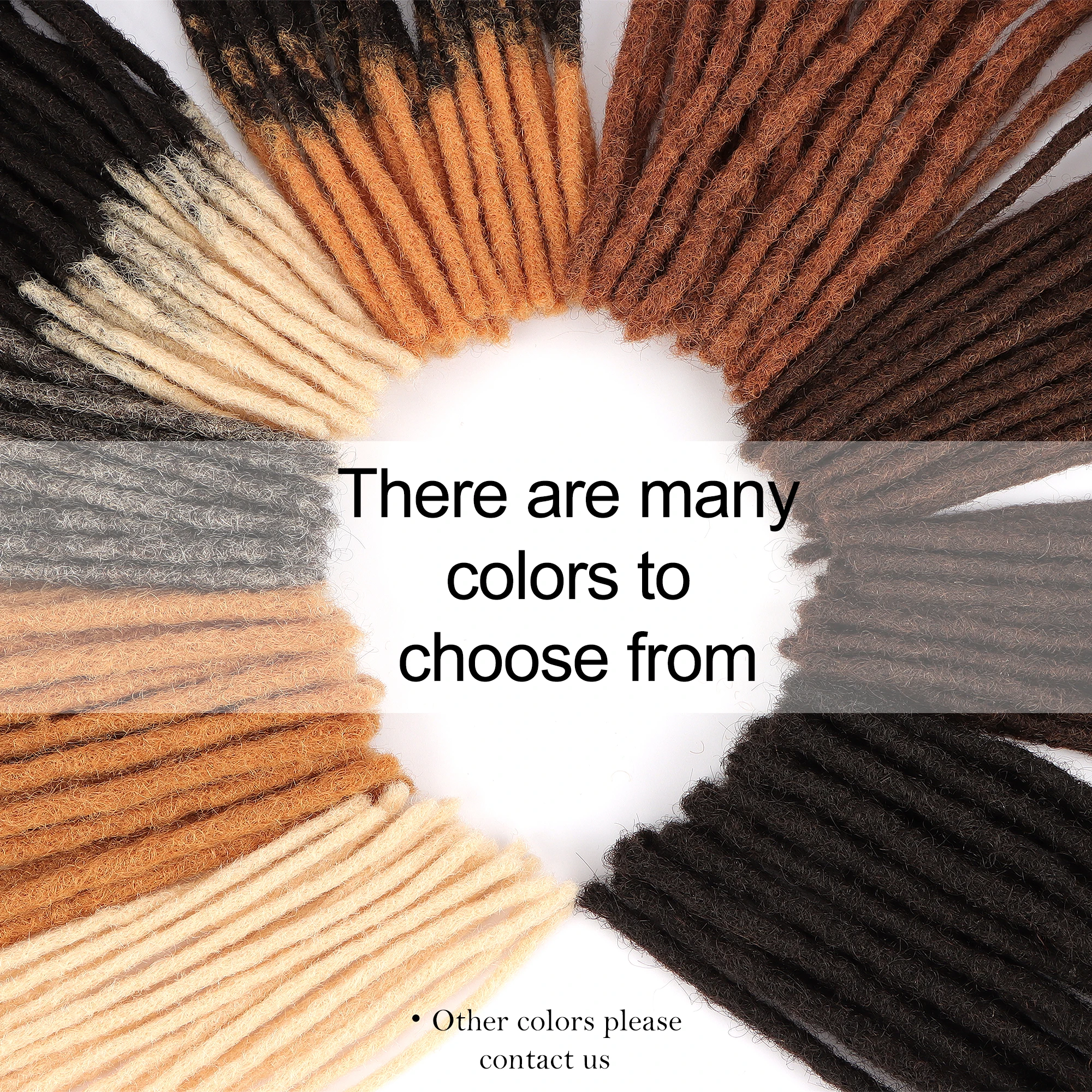 Orientfashion Дреды из человеческих волос Loc Extensions Kinky Straight cabelo humano