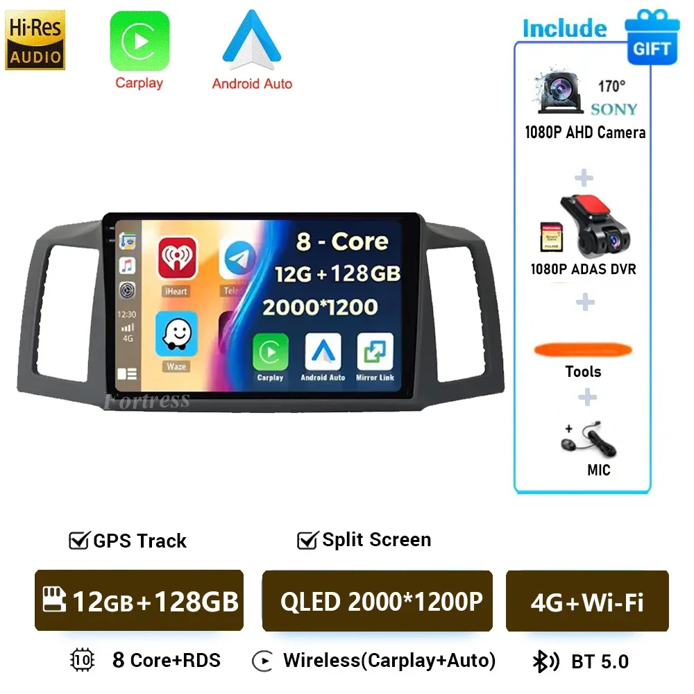 

Android16 Carplay для JEEP Grand Cherokee WK 2004 2005 2006 2007, мультимедийное автомобильное радио, навигационный плеер, видео Android, авто, WIFI
