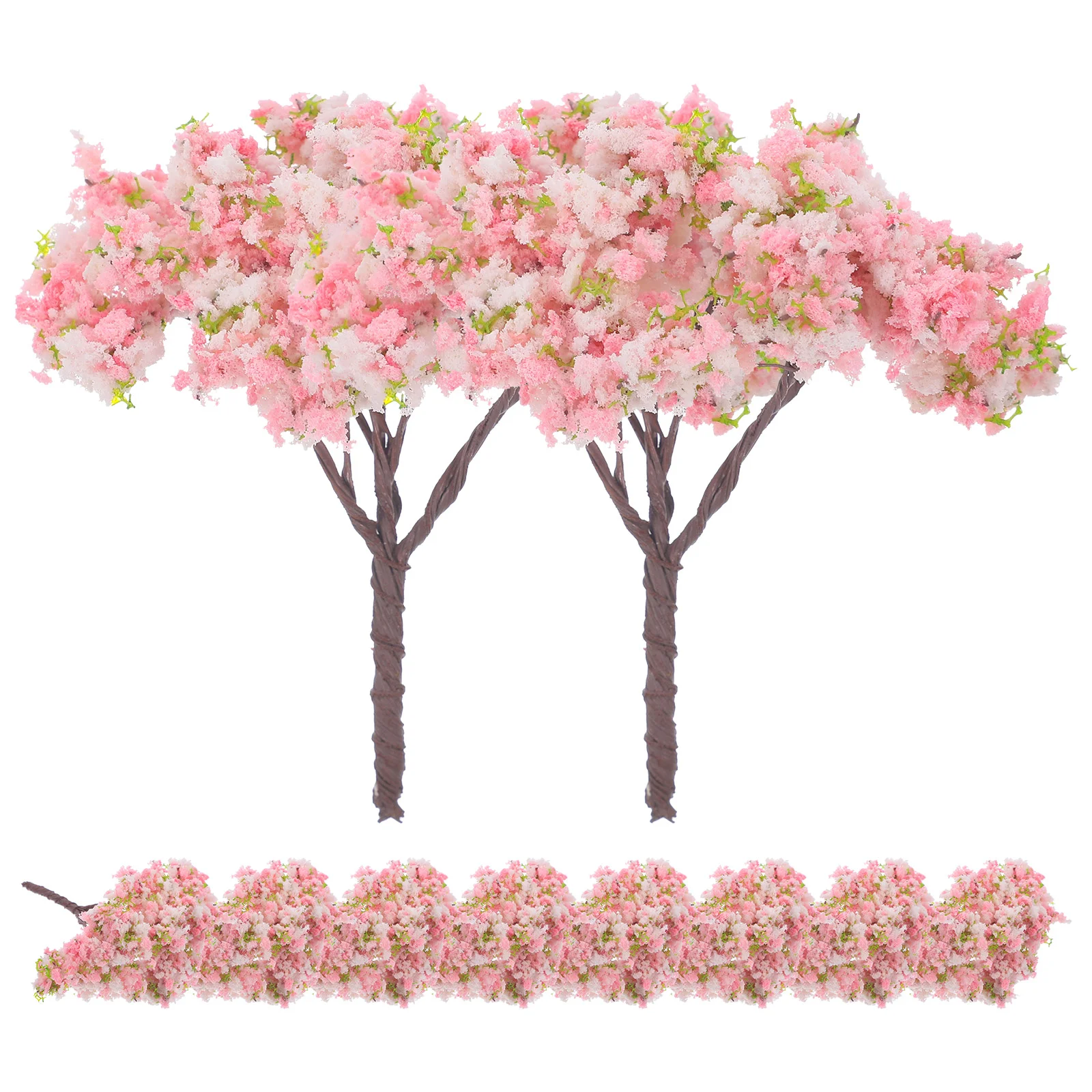 

Artificial Cherry Blossom Trees Mini Lifelike Cherry Blossom Tree Mini Flower Tree for Pot Micro Landscape Home Decoration