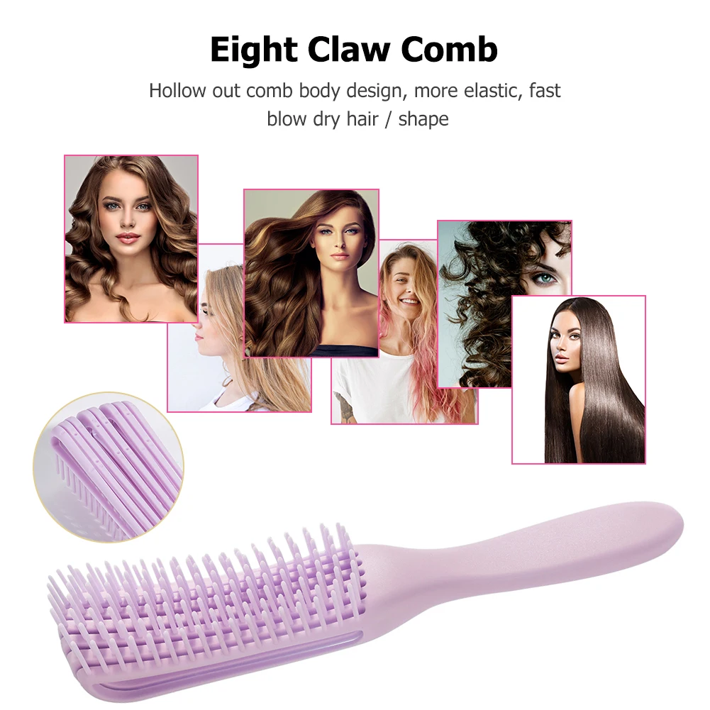 

Hair Brush Scalp Massage Comb Women Detangle Hairbrush Comb Health Care Comb for Salon Hairdressing Styling Curly Comb