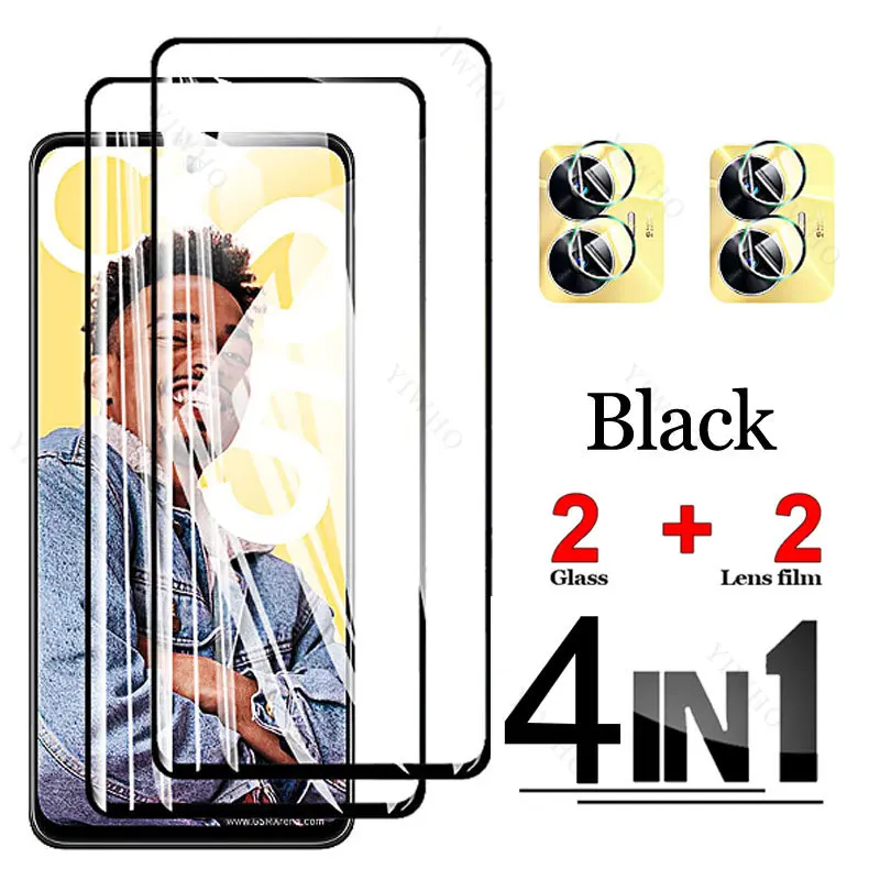 

4 в 1, защитная пленка для экрана телефона Realme C55 C35 C33 HD