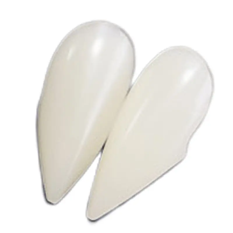 

1 пара реалистичных поддельных зубов вампира, материал для Хэллоуина, украшение для вечерние