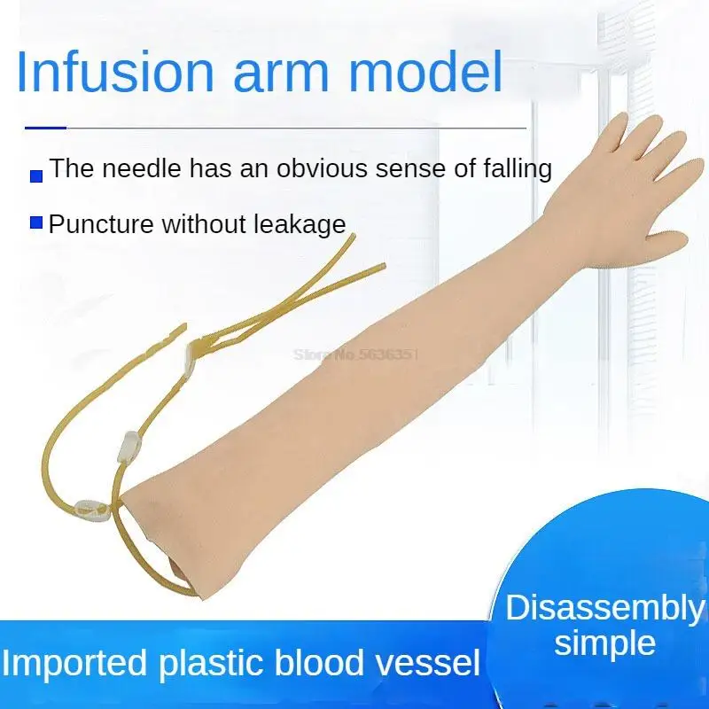 Advanced arm Anatomical Phlebotomy Venipuncture Practice Model anatomyInjection practice Medical Simulator Nurse Training kit