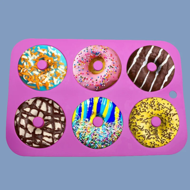 

Silicone Donut Doughnut Chocolate Muffin Pan Sweet Ice Tray Cake Mold Mould