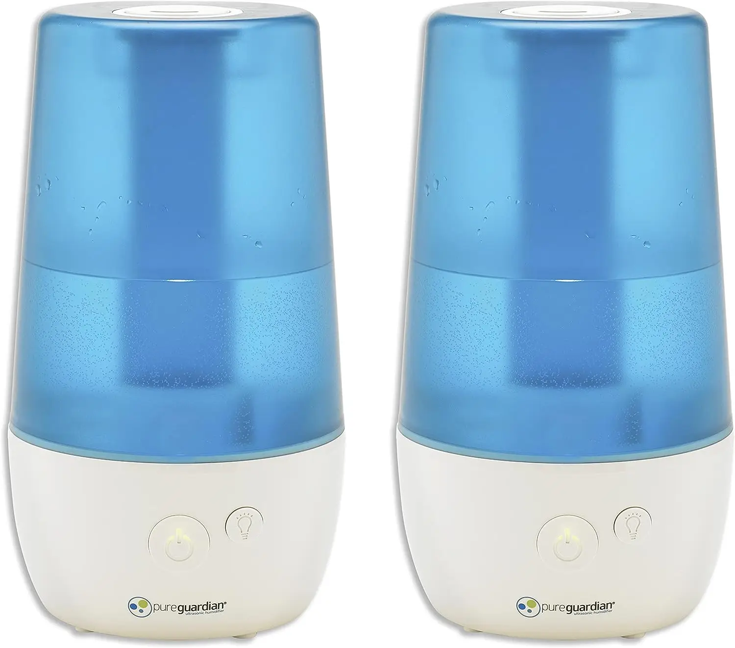 

Guardian H9652PK Ultrasonic Cool Mist Humidifier, 70 Hrs. Run Time, 1 Gal. Tank Capacity, 320 Sq. Ft. Coverage, Small Rooms, Fil