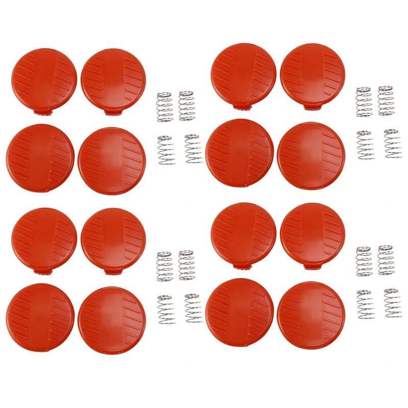 

16 шт., Сменные крышки и пружины для триммера Black-Decker AFS GH600 NST2018 CST2000