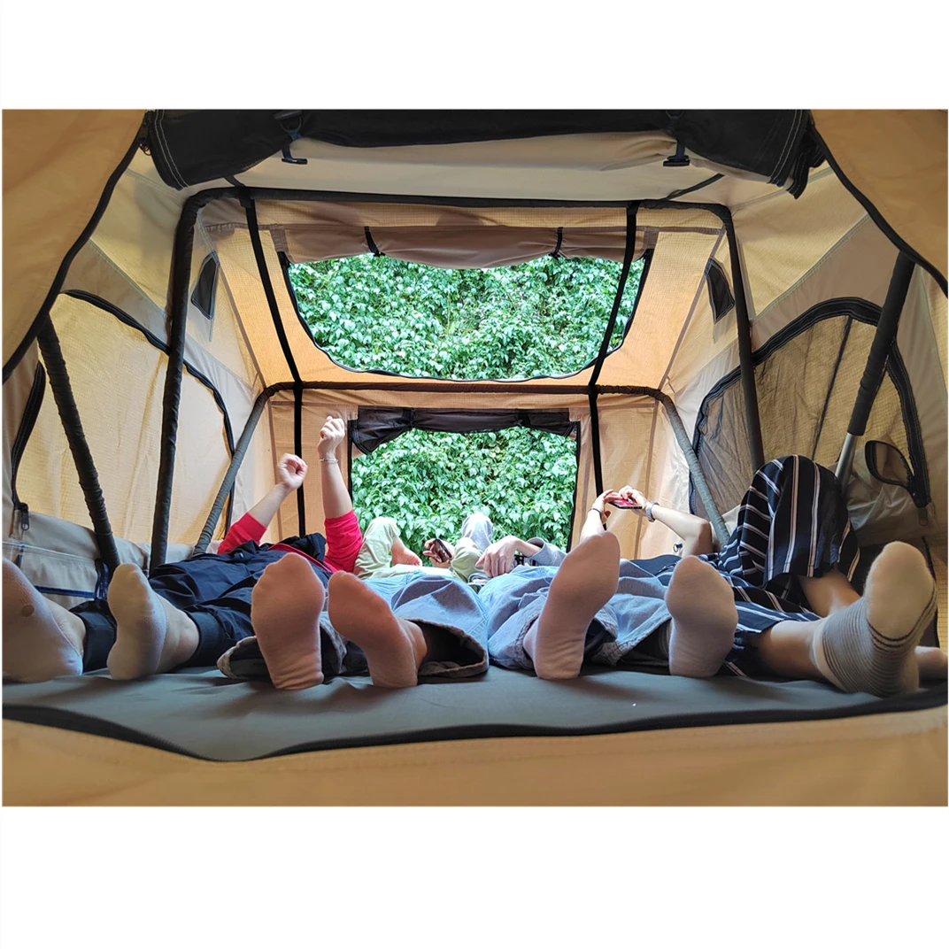 4x4 твердая оболочка для кемпинга портативная холщовая палатка алюминиевая крыша