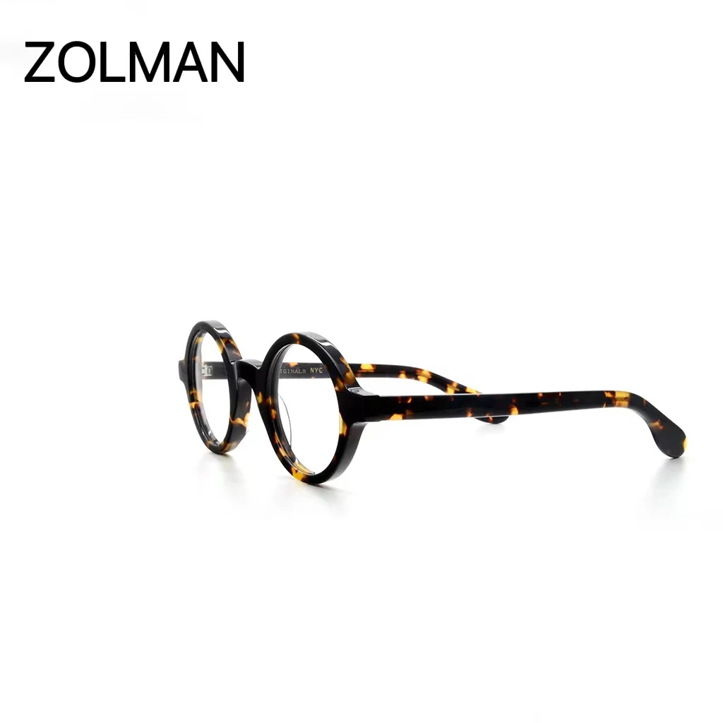 

American Brand MOSCOT ZOLMAN Style Johnny Depp Retro Business Men Eyeglasses Round Anti-Reflective Clear Lens Women Sun Glasses