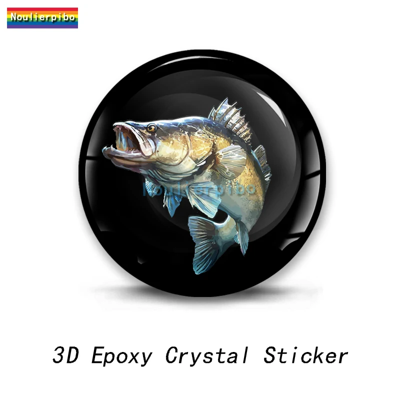 

Индивидуальная 3D эпоксидная купольная автомобильная наклейка Deep Sea Largemouth Bass Shark Fish ПВХ автомобильный бампер окно ноутбука мобильная виниловая наклейка