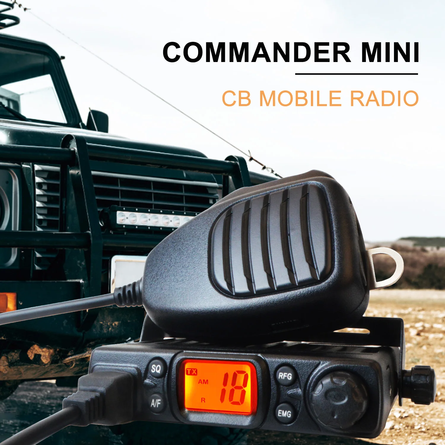 Мобильная радиостанция CB Citizen Band 26 965-27 405 MHz FM/AM 4W 40CH walkie talkie Ham radio station Transceiver |