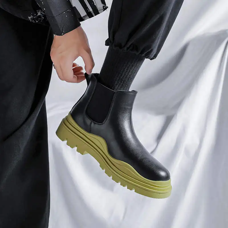 

Black Sneakers Original 2022 Sport Shoes Male Vulcanization Men Running Shoes Elastic Laces Men's Sports Boots Bots Tennis Buy