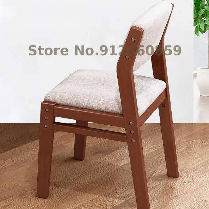 Детское обучающее кресло из цельной древесины основной эргономичный стул для