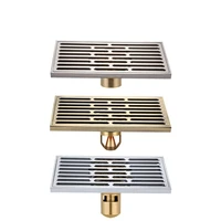10x20cm extended all copper floor drain large anti odor kitchen magnetic levitation insert bathroom square shower drains toilet