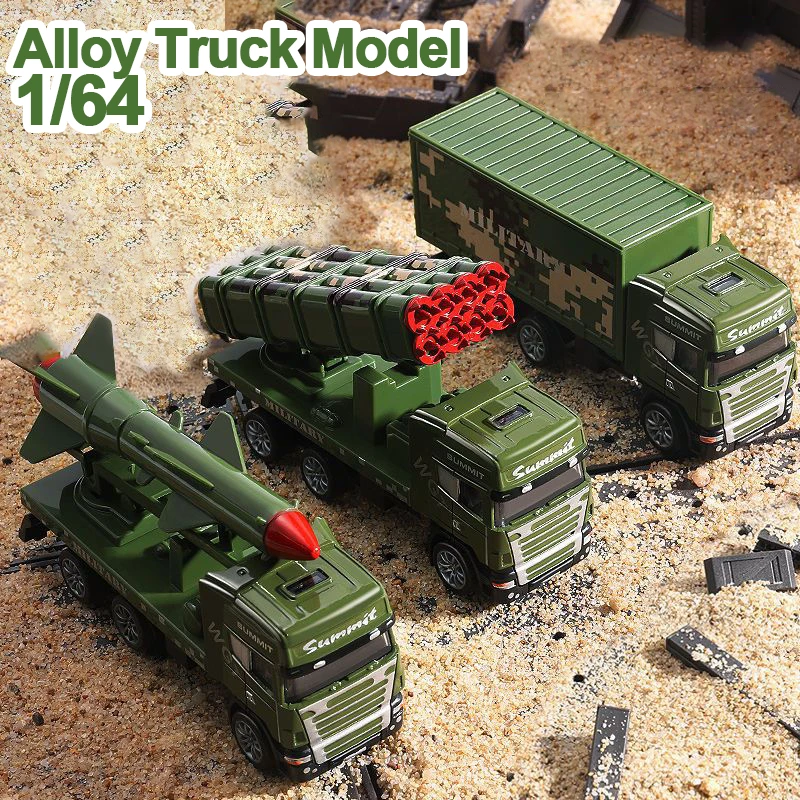 Модель самосвала из сплава 1:64 камуфляжная игрушка раздвижная Коллекционная