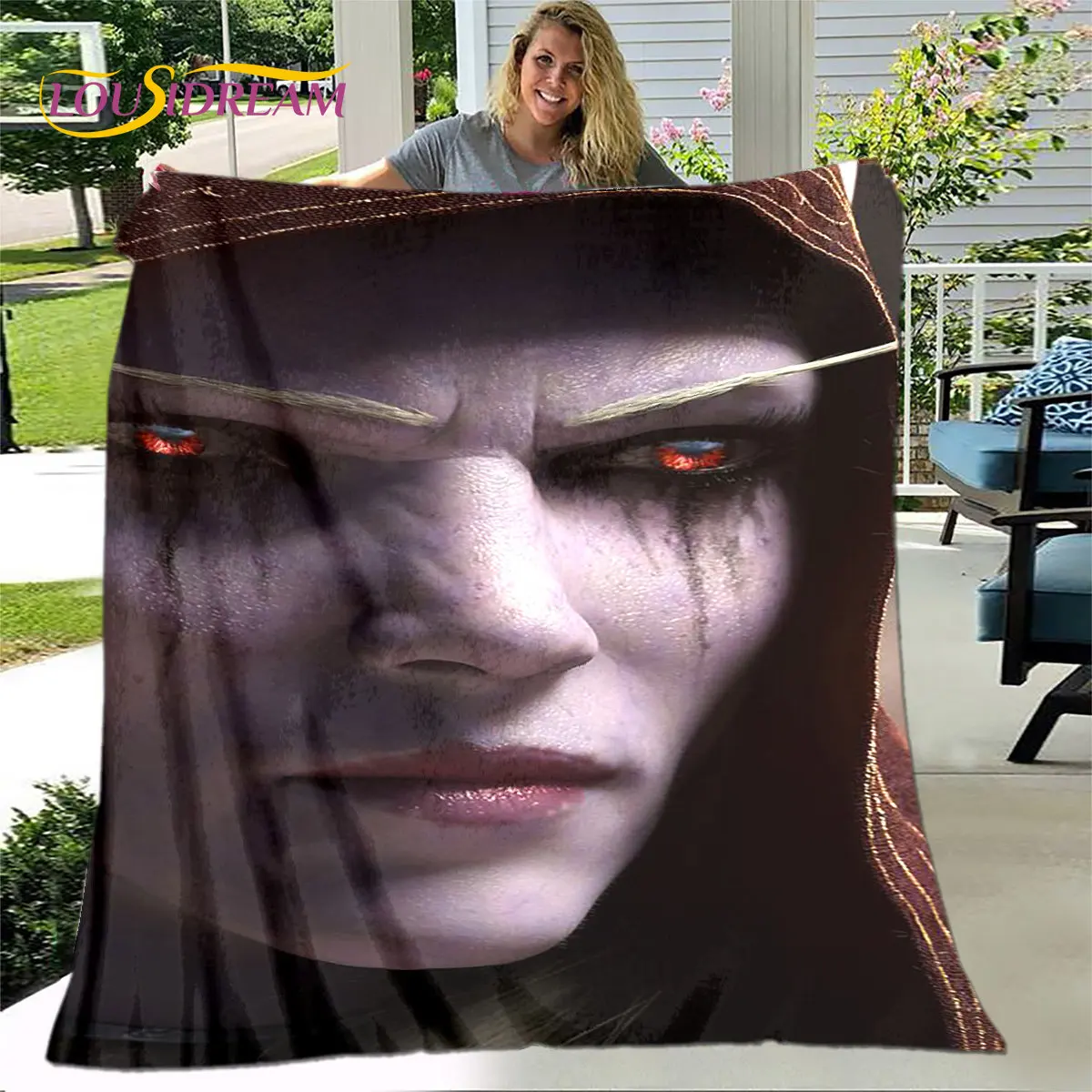 Игрушечное мягкое плюшевое одеяло World of Warcraft фланелевое для игр WOW покрывало