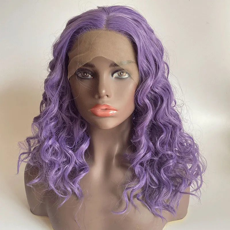 Женский синтетический парик на сетке короткие кудрявые волосы из термостойкого