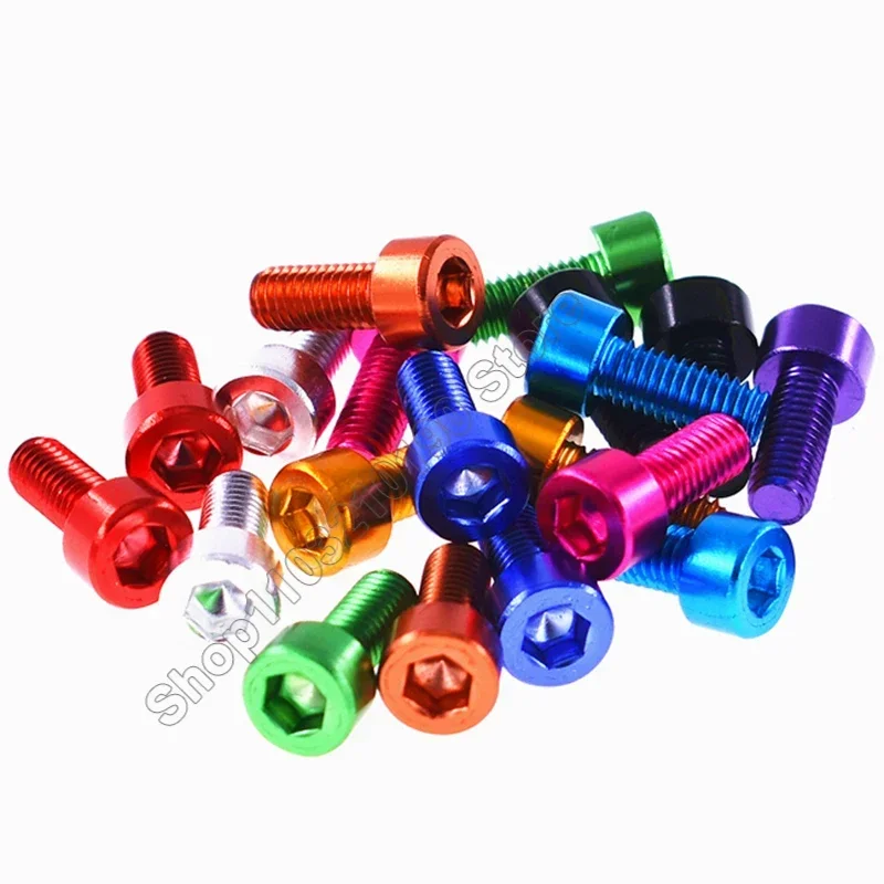 1-10 шт. алюминиевый шестигранный сканер din912 M6 * 8/10/12/15/20/25/30/40 мм красочные