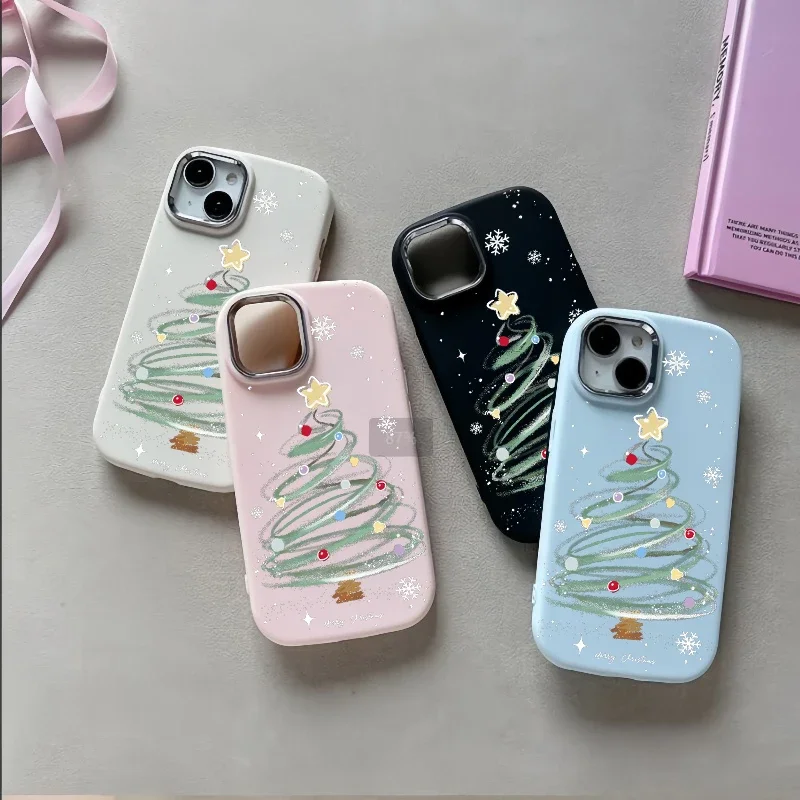 Рождественский чехол для телефона VIVO Y36 Y17S Y16 Y100 Y22S Y91 Y93 Y02 Y02A Y75 Y72 Y55 Y33S V15