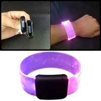 led battery light emitting bracelet night running armband luminous entertainment party safety light cheering flashing props e6p1