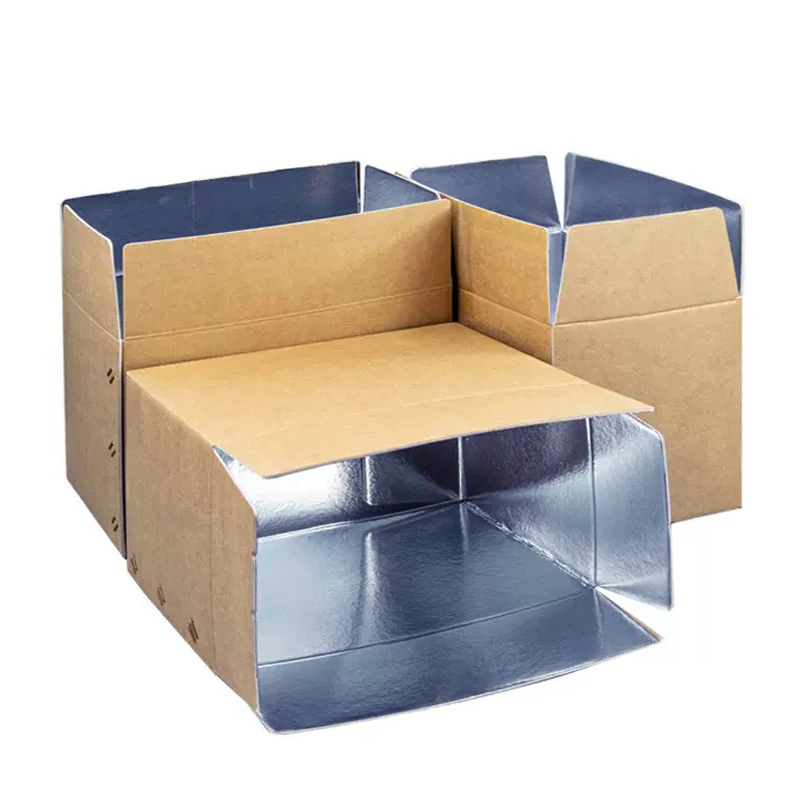 

Изоляционная коробка из алюминиевой фольги, контейнер из оловянной фольги и пены для сохранения свежести, контейнер для холодной цепочки, экспресс-доставка, упаковочная коробка