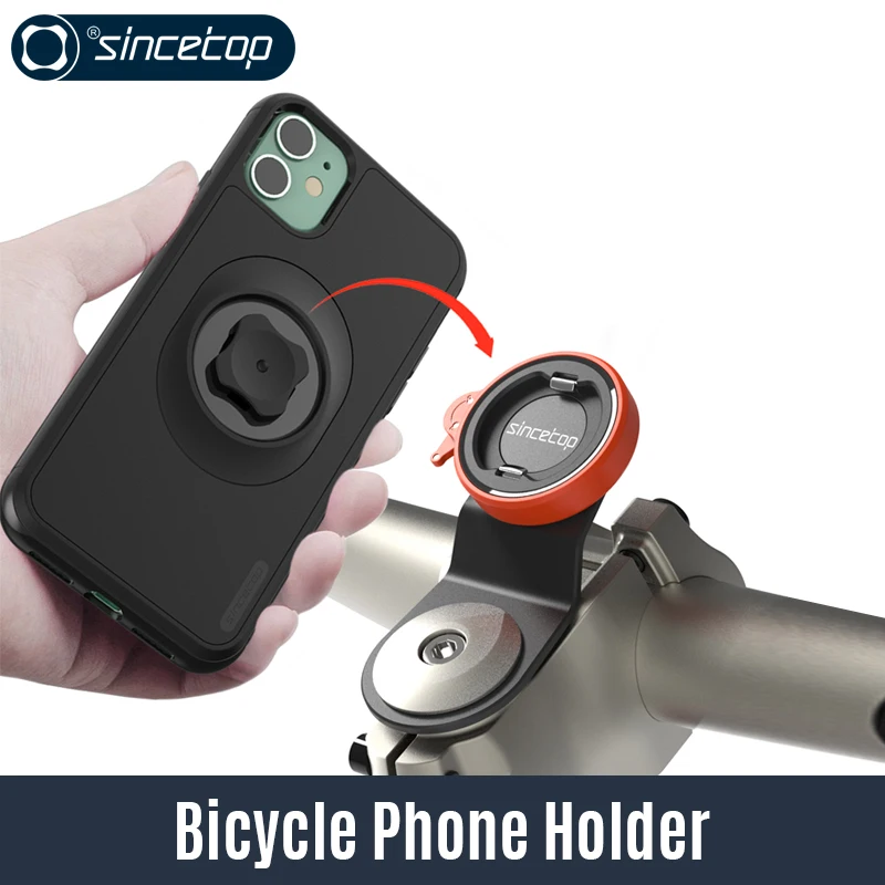 

Mountain Bike Phone holder for iPhone 11Pro XS MAX Xr 8plug 7 6 bicycle Mount Bracket Clip rotate Stand Kit With shockproof case