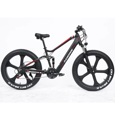 Электрический горный велосипед со склада в ЕС, электровелосипед 48 В 4,0 Ач, велосипед с гидравлическим тормозом SHIMANO для снега со встроенным колесом для взрослых
