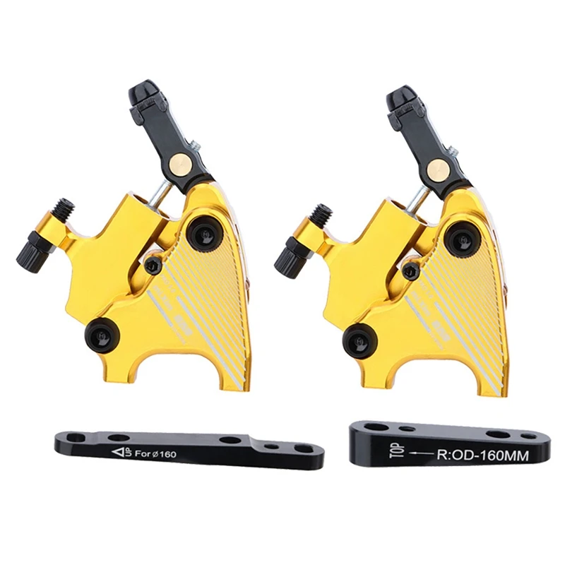 

Mi.Xim Bike Disc Brake Kit Bicycle Brakes Caliper Front and Rear Road Bike Disc Brake for Mountain Road Folding Bike BMX
