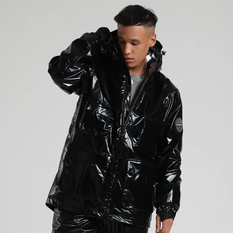 Новый лыжный костюм для мужчин ветрозащитный непромокаемый теплый зимняя одежда