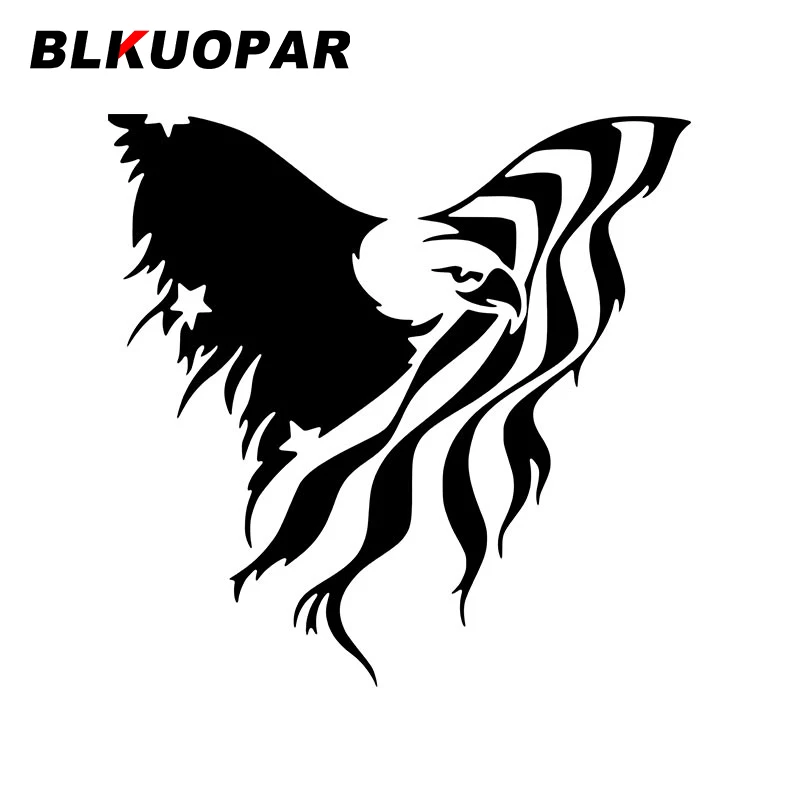 

BLKUOPAR флаг США Орел автомобильные наклейки индивидуальные креативные солнцезащитные наклейки холодильник кондиционер Аксессуары для мото...