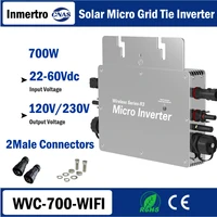 700w solar micro inverter intelligent monitoring integrated grid solar panel system forome power charge network